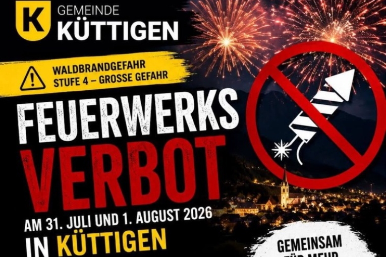 Flyer Feuerwerksverbot 31.07. / 01.08.2026